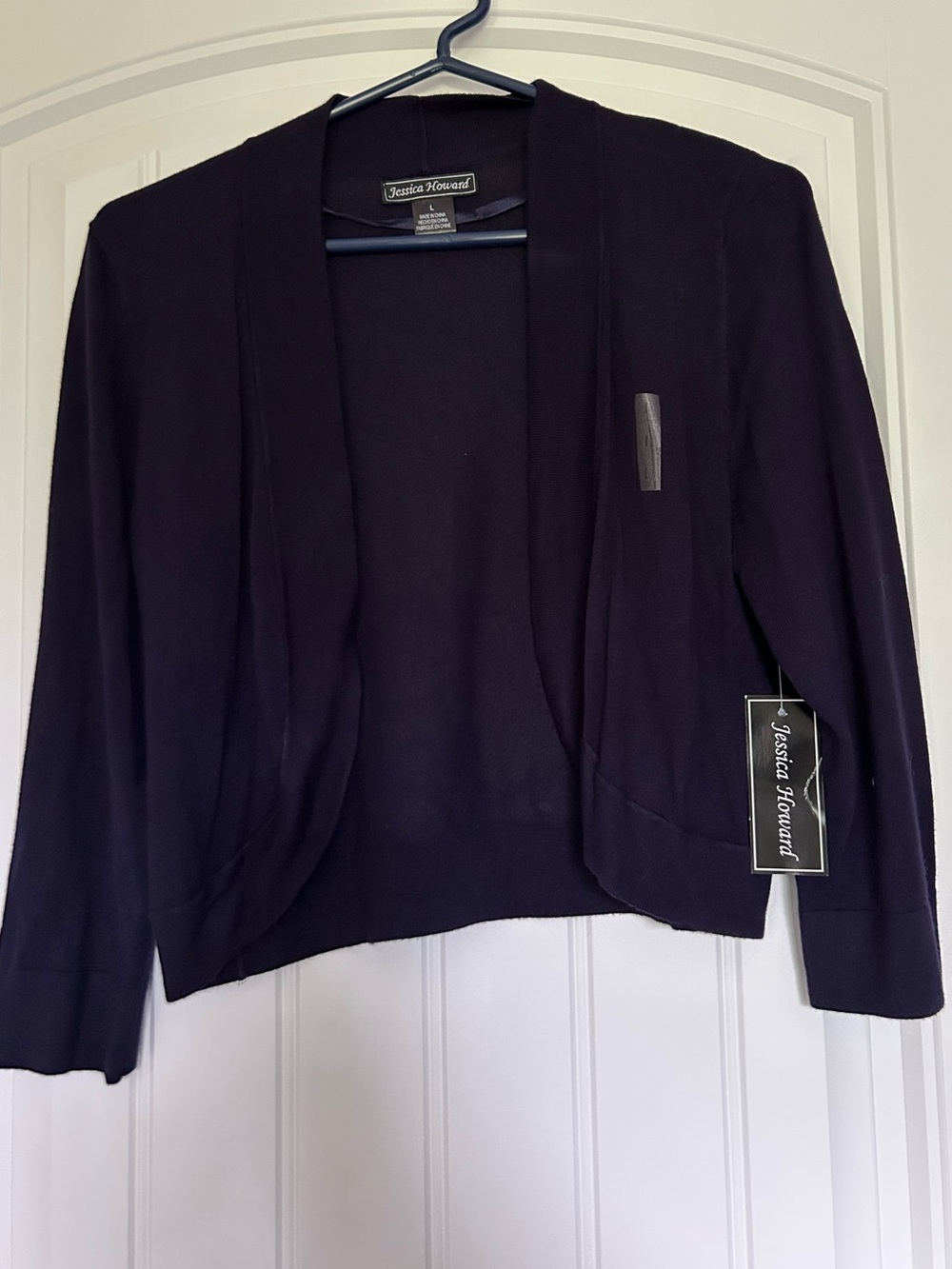 Jessica Howard Navy Blue Cardigan Women’s Large